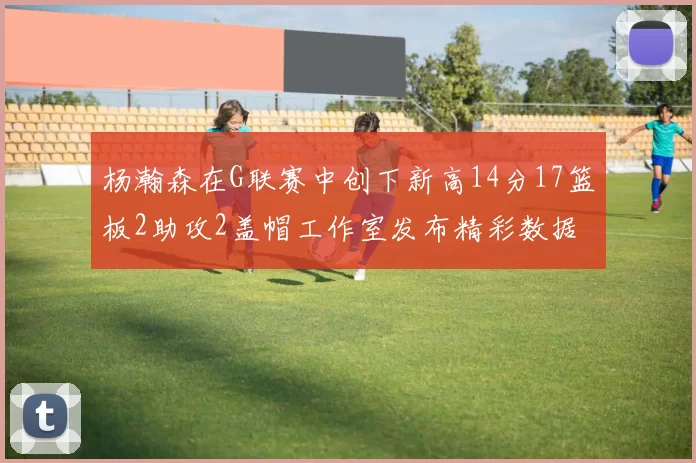 杨瀚森在G联赛中创下新高14分17篮板2助攻2盖帽工作室发布精彩数据海报
